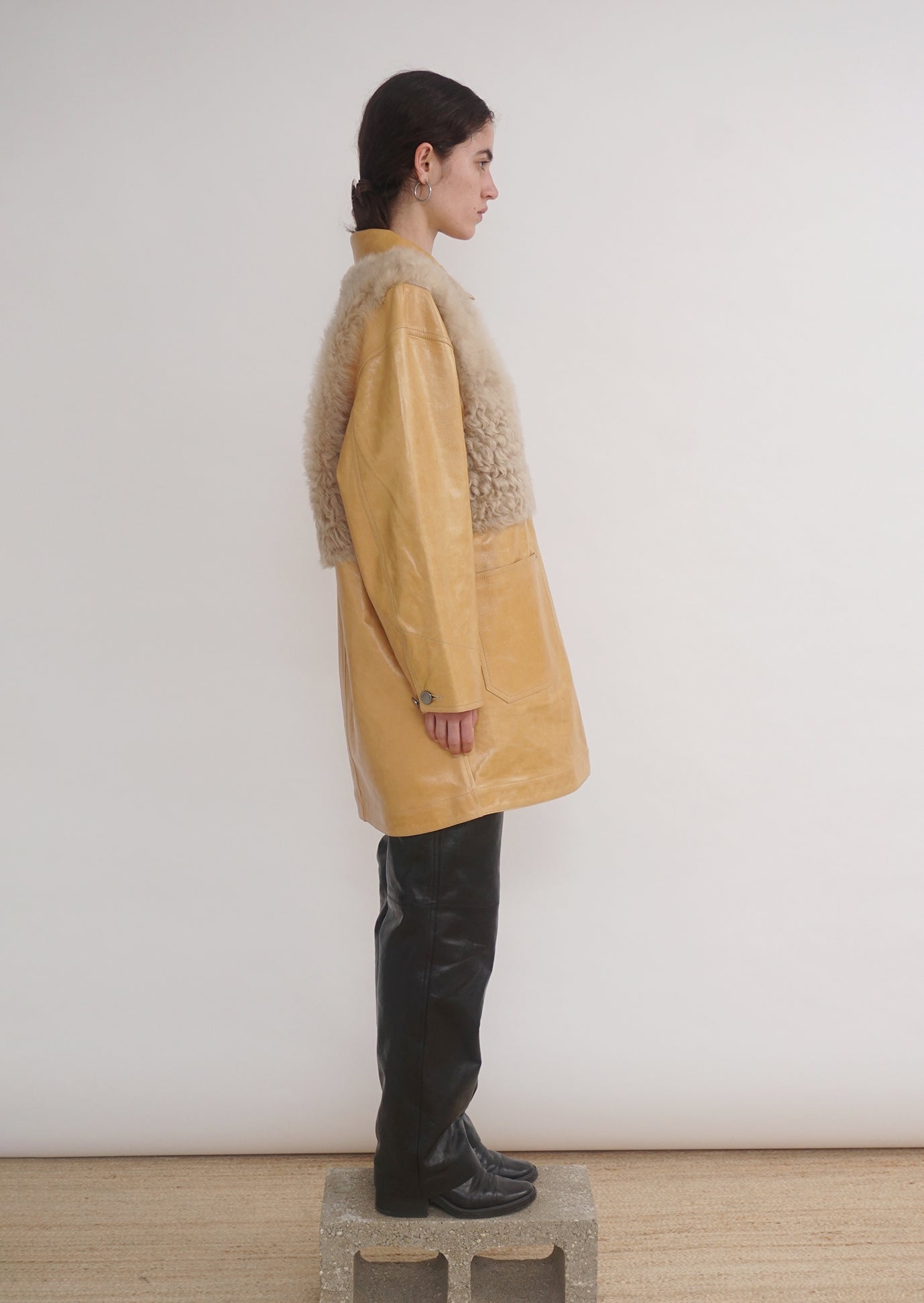 ARTISANAL CHORE COAT in bare/oat