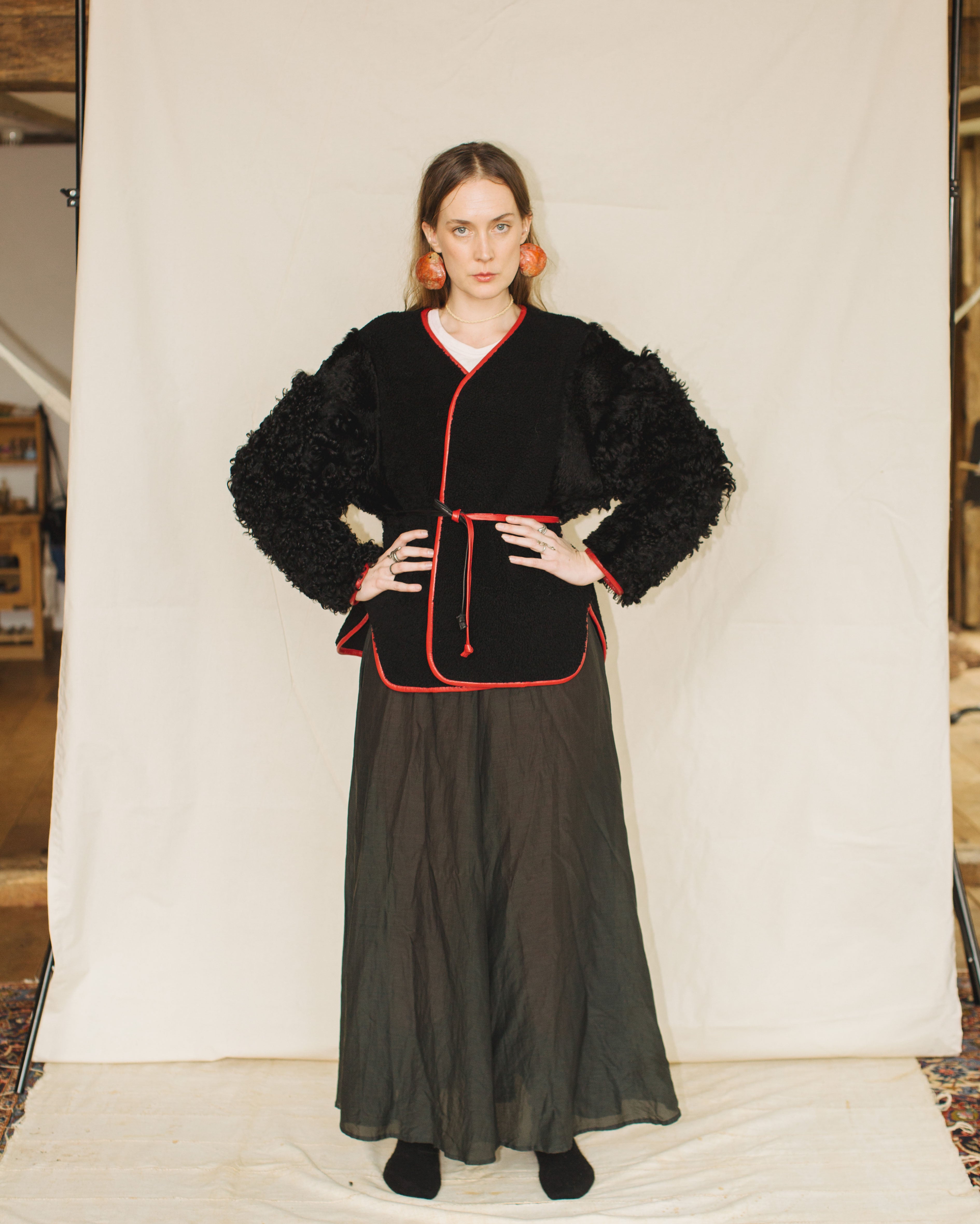 Diamond Jacket Red piping