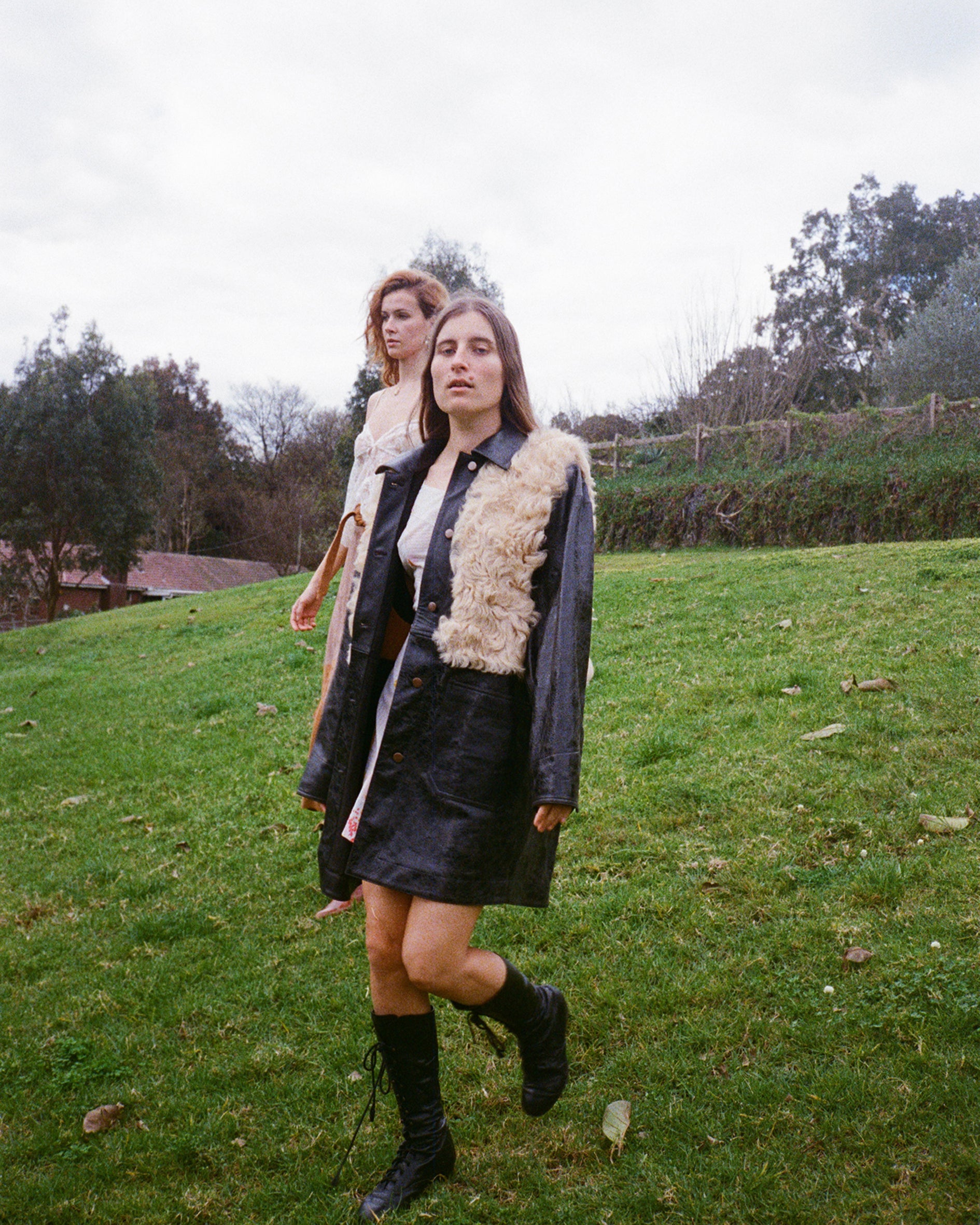 patent leather CHORE JACKET