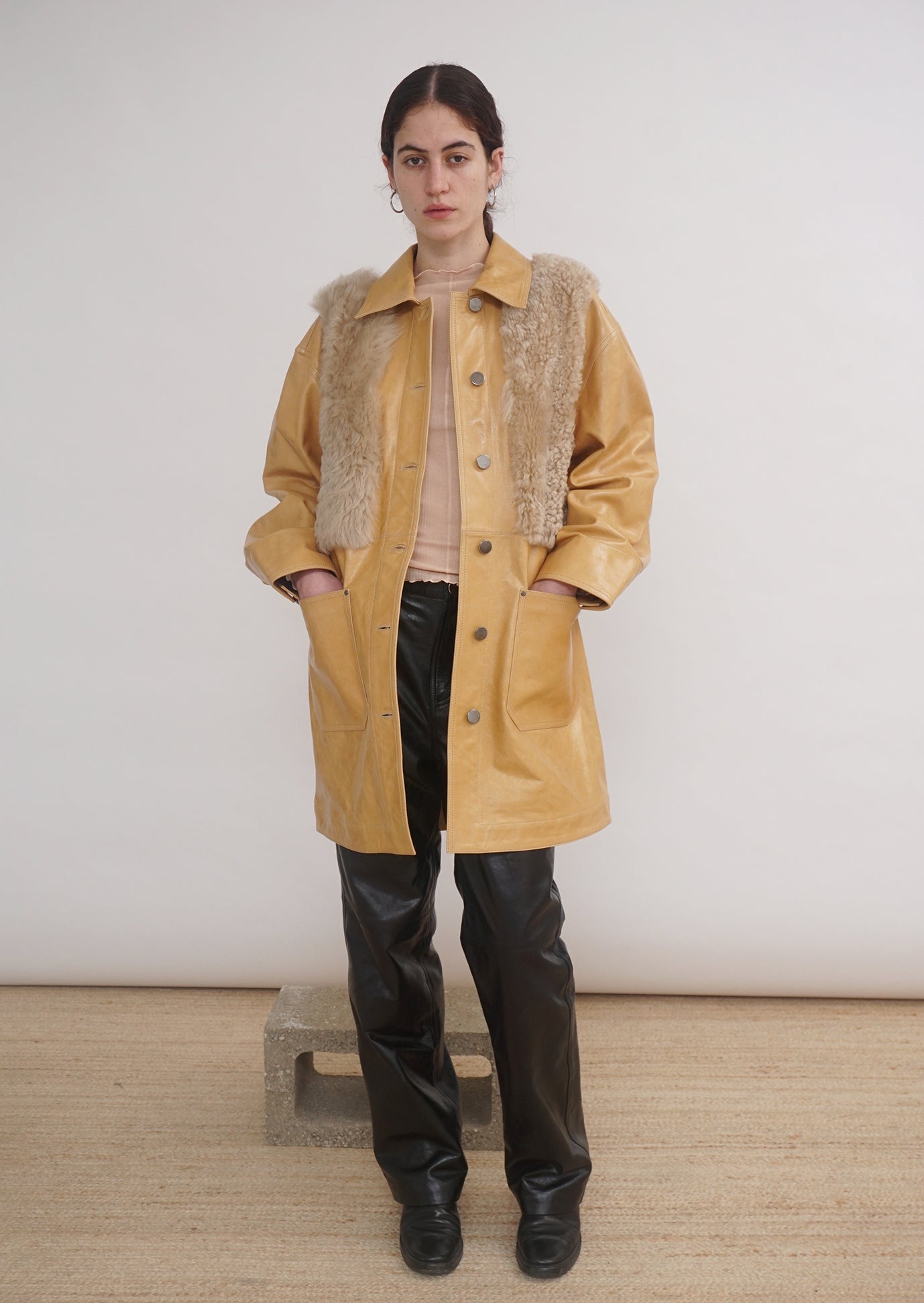 ARTISANAL CHORE COAT in bare/oat