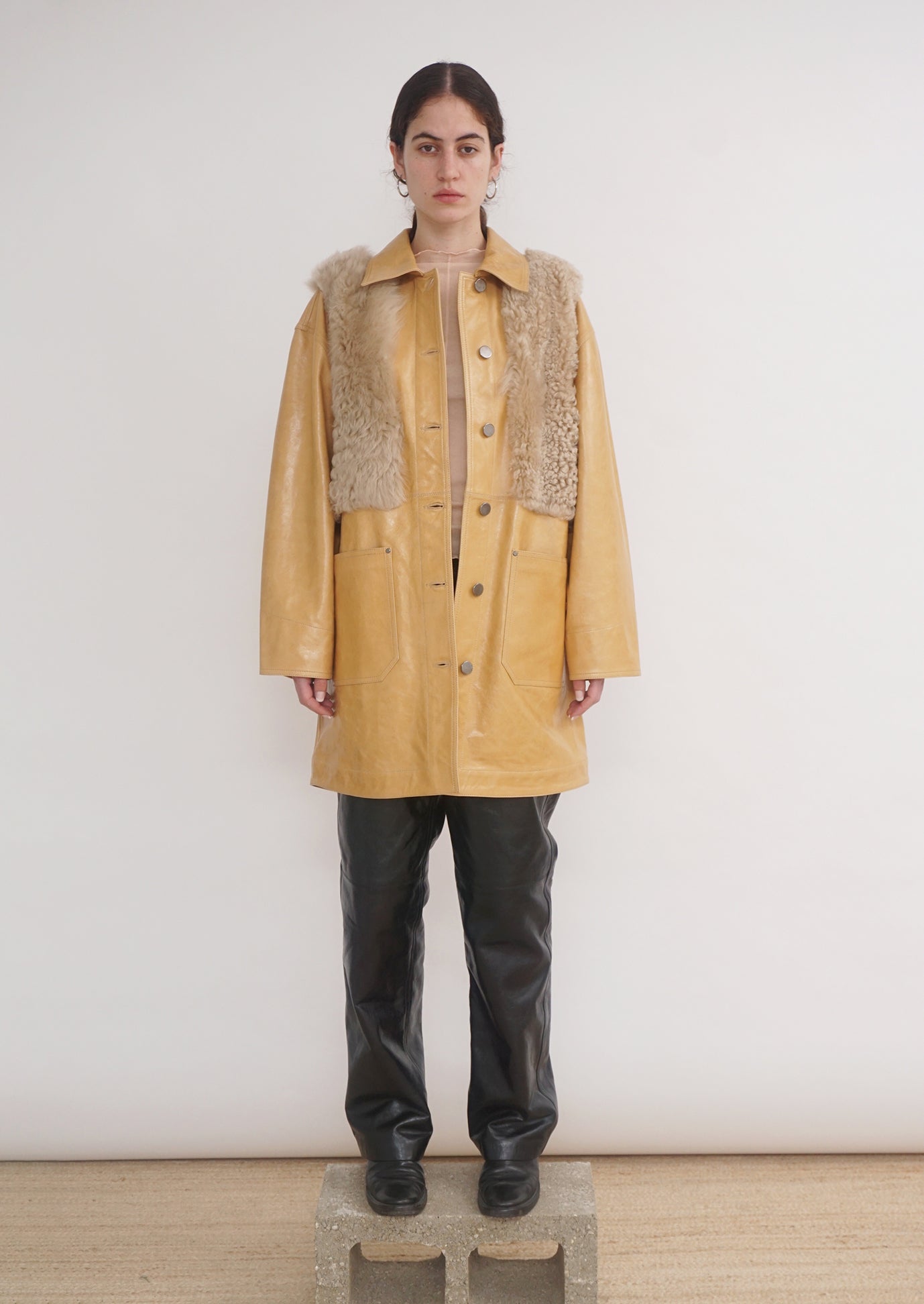 ARTISANAL CHORE COAT in bare/oat