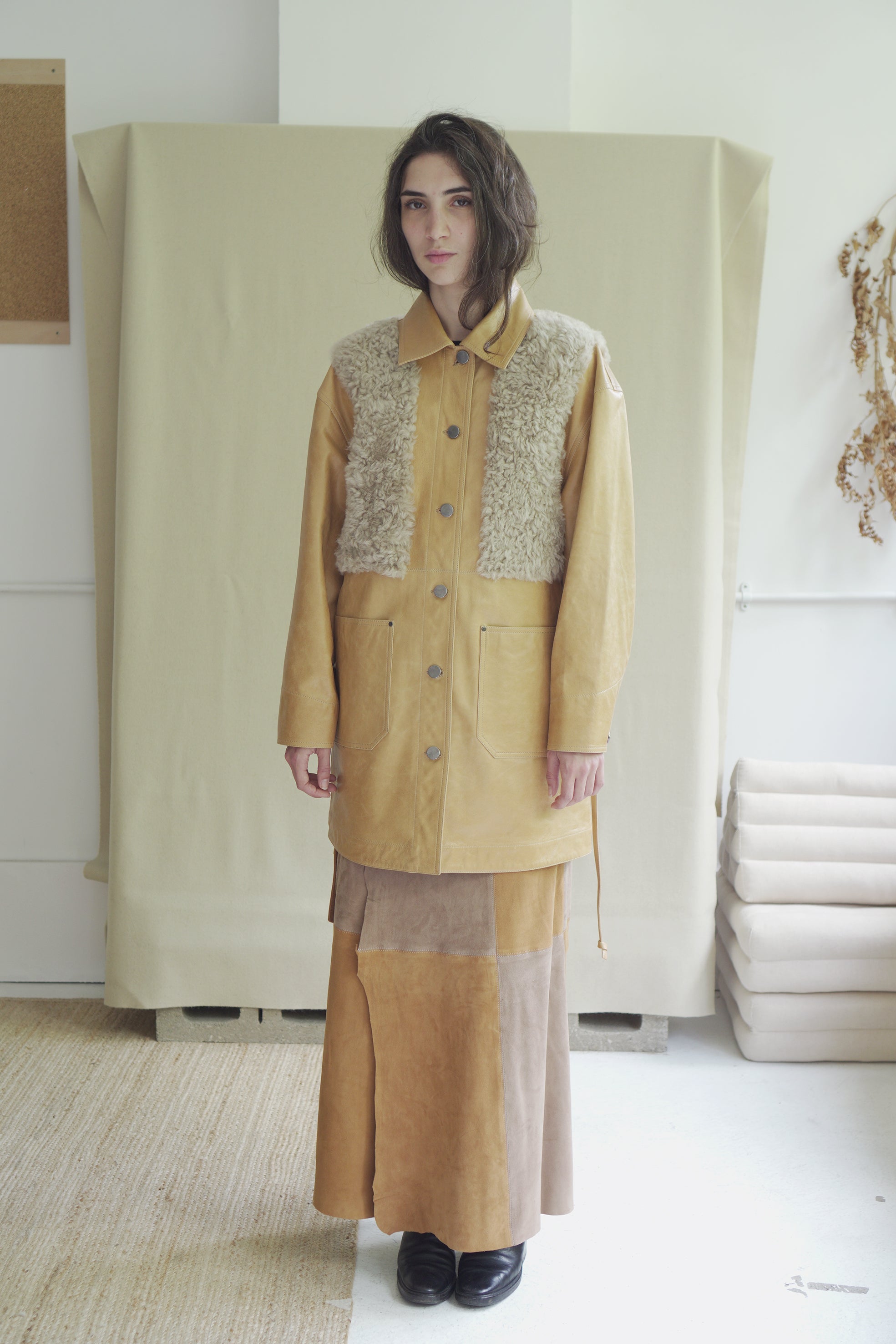 ARTISANAL CHORE COAT in bare/oat