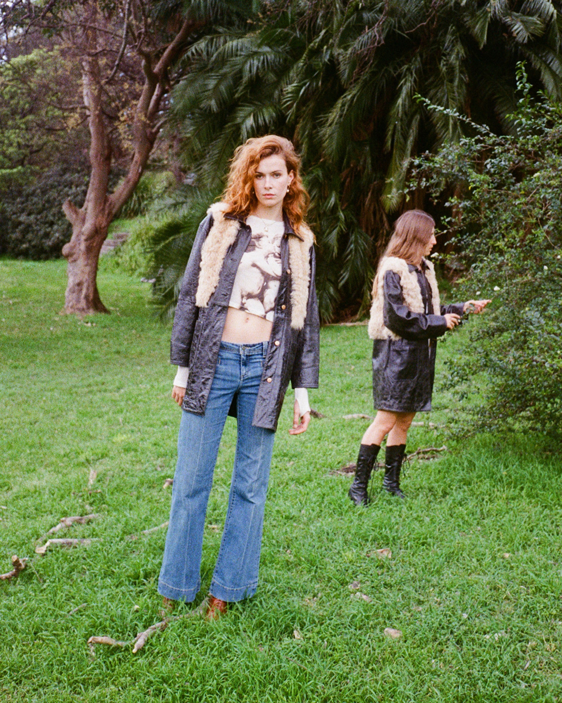 patent leather CHORE JACKET