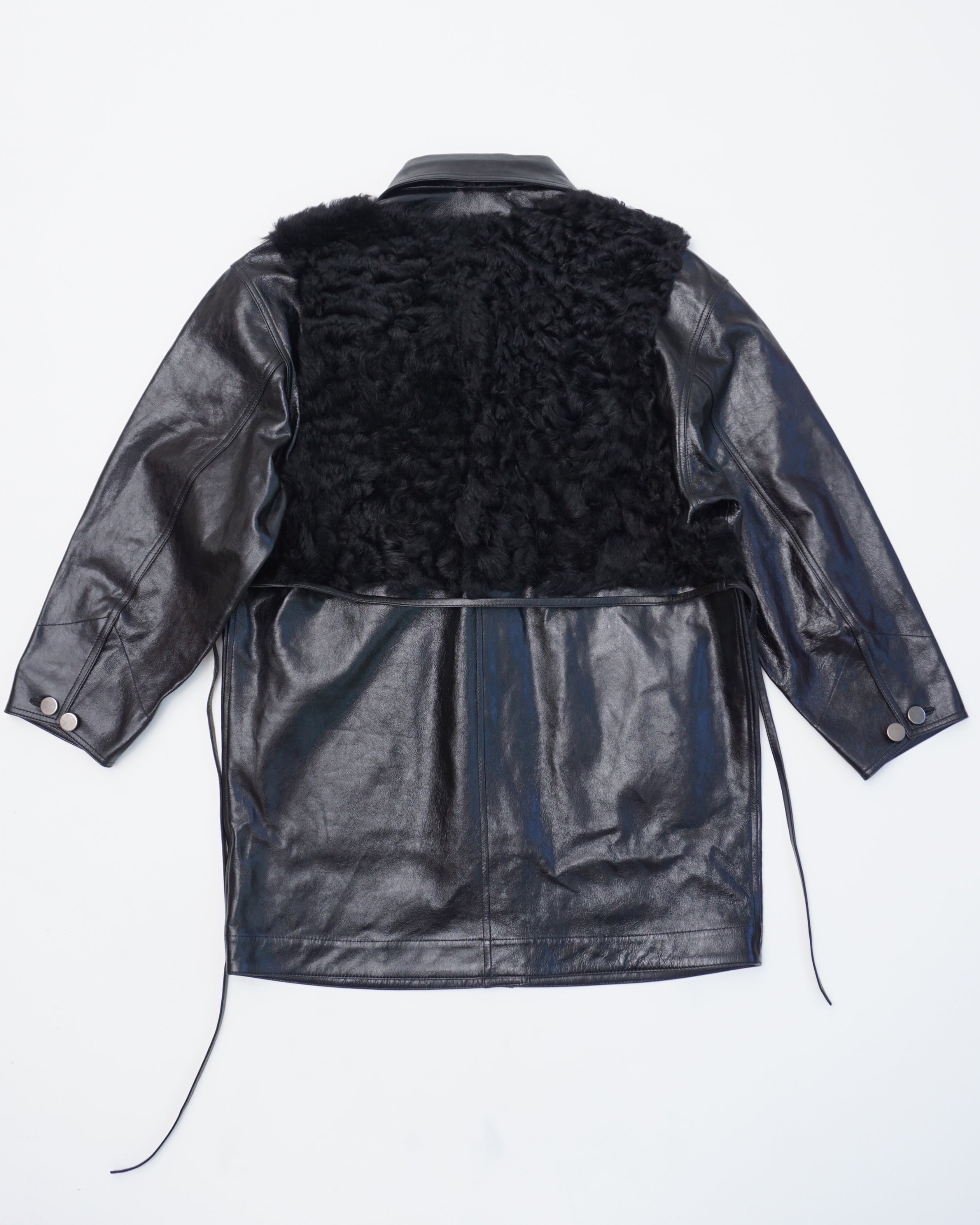 ARTISANAL CHORE COAT in black/black